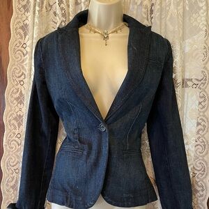 Vintage Denim Blazer Lucky Brand medium